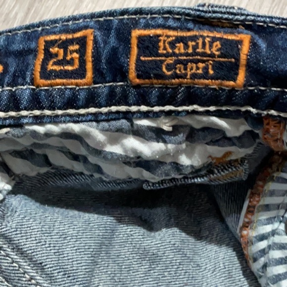 Rock Revival Karlie Capri 👖 Jeans SIZE 25🛍 - Picture 7 of 11